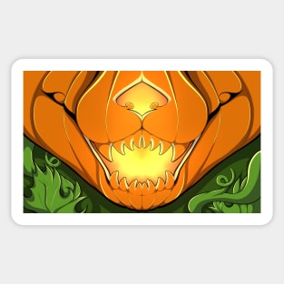 Jack o Lantern pumpkin Sticker